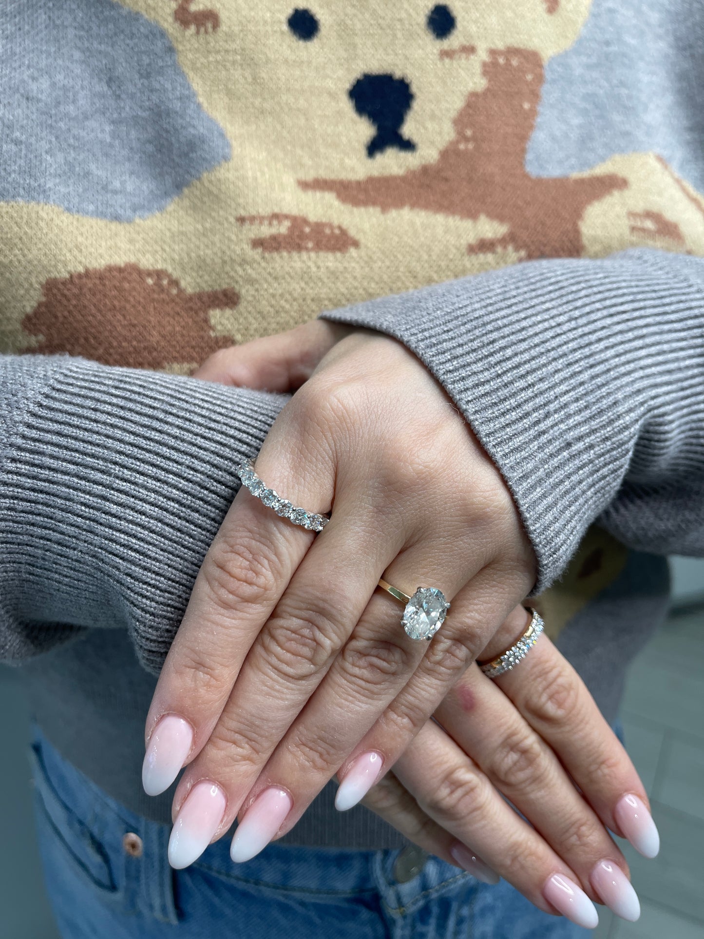4.04 ctw VVS DEF colour lab diamond eternity ring