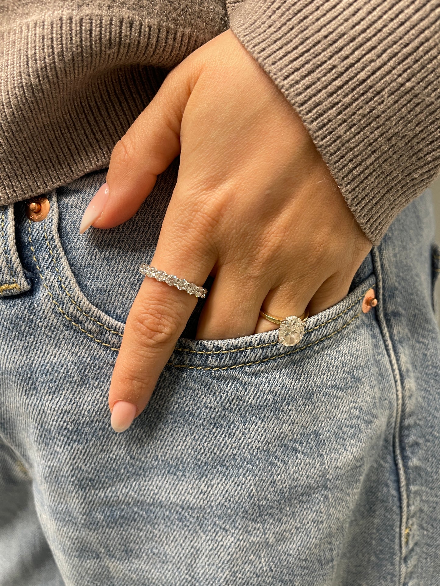 4.04 ctw VVS DEF colour lab diamond eternity ring