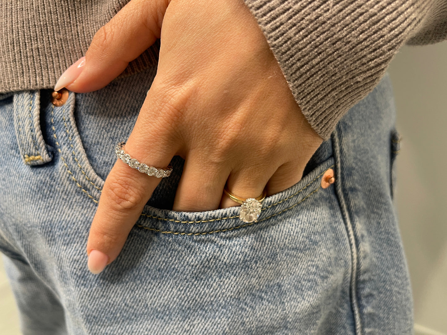 4.04 ctw VVS DEF colour lab diamond eternity ring