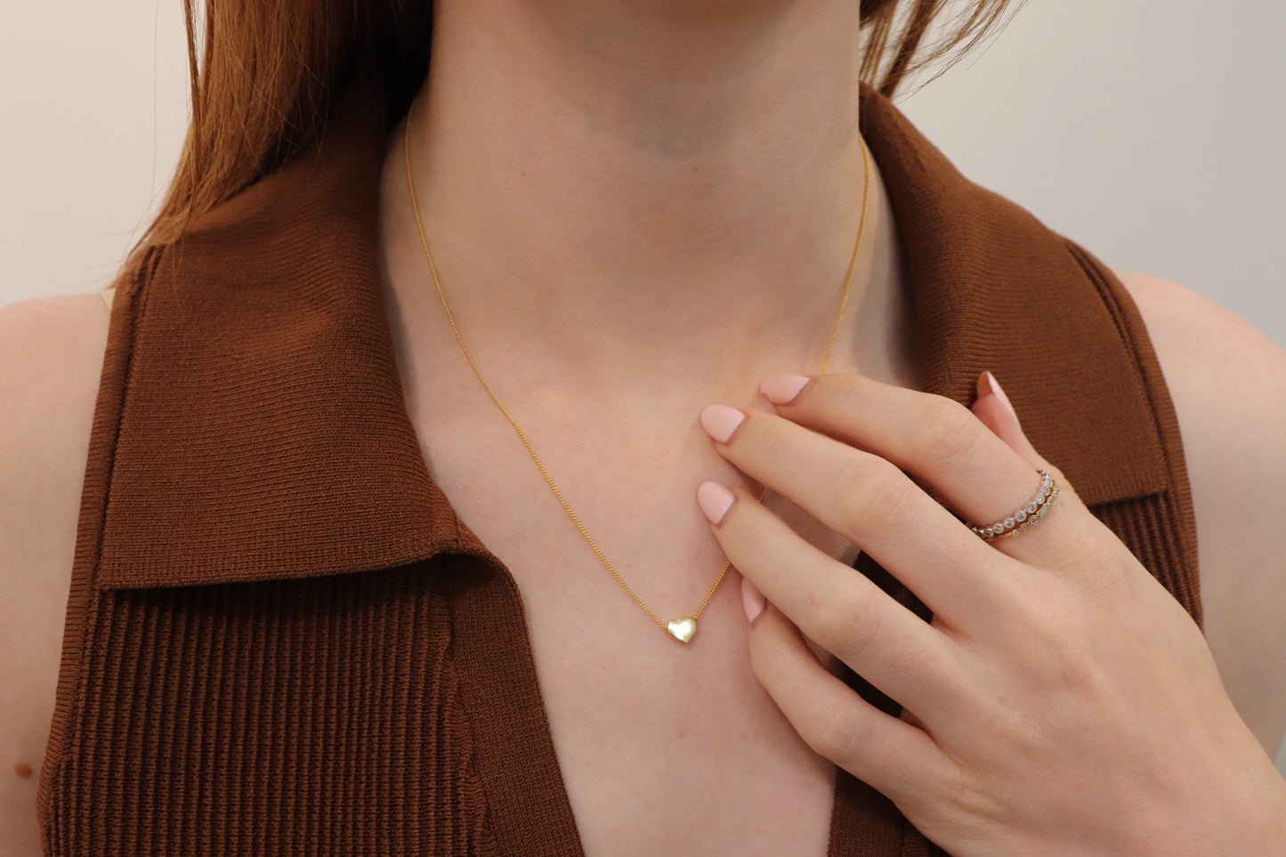 Puffy Heart Necklace