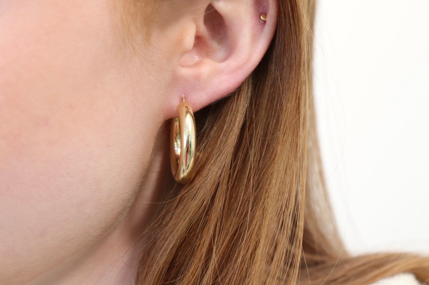 Chunky Gold Hoops