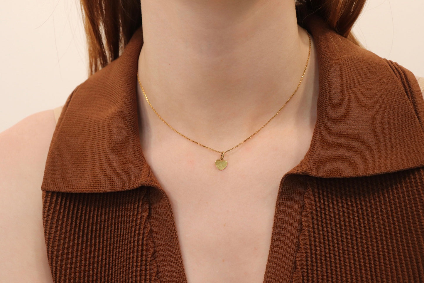 Flat Heart Necklace