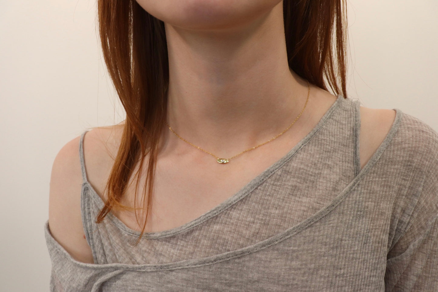 Cubic Hamsa Necklace