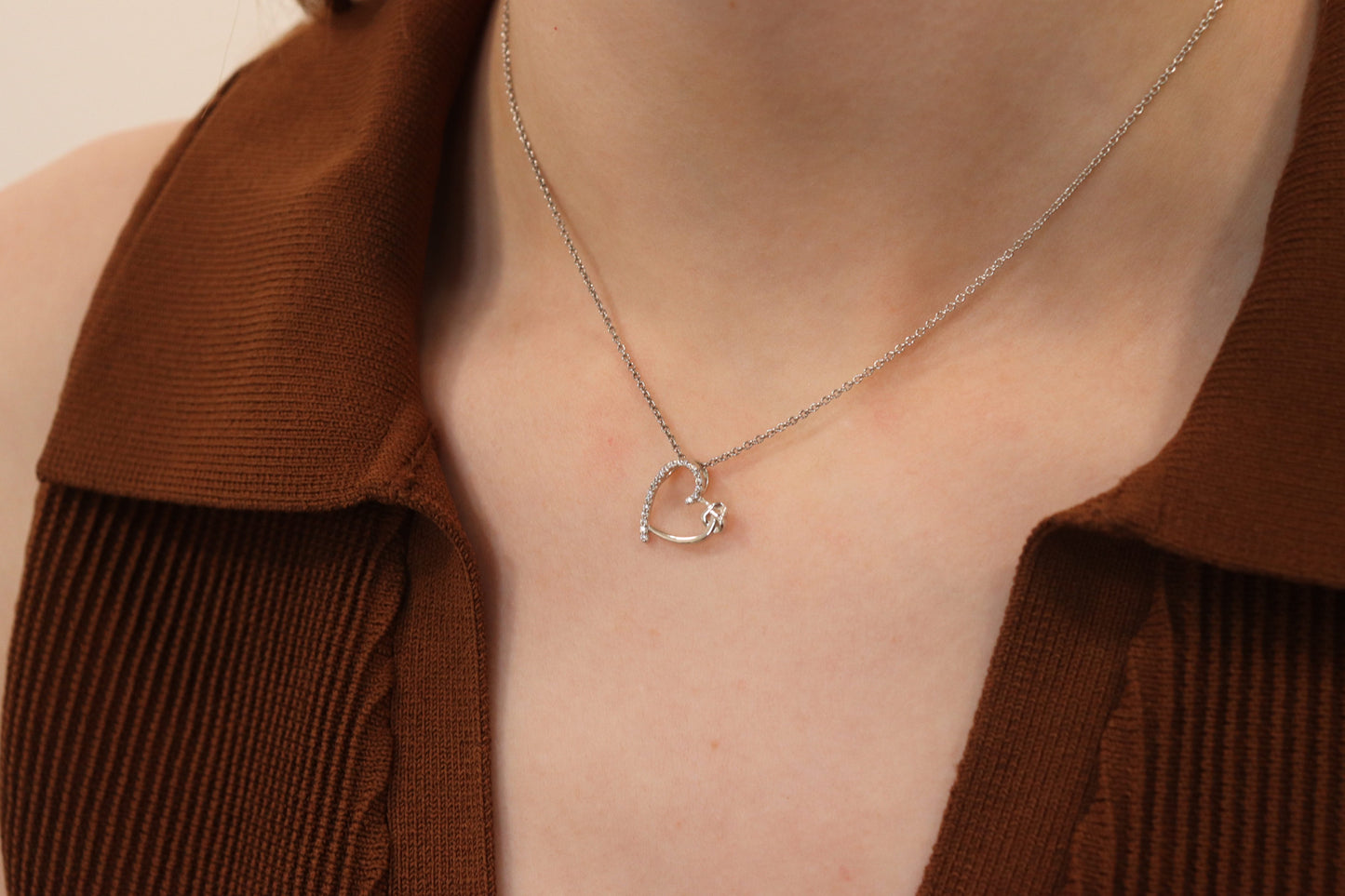 Double Heart Necklace