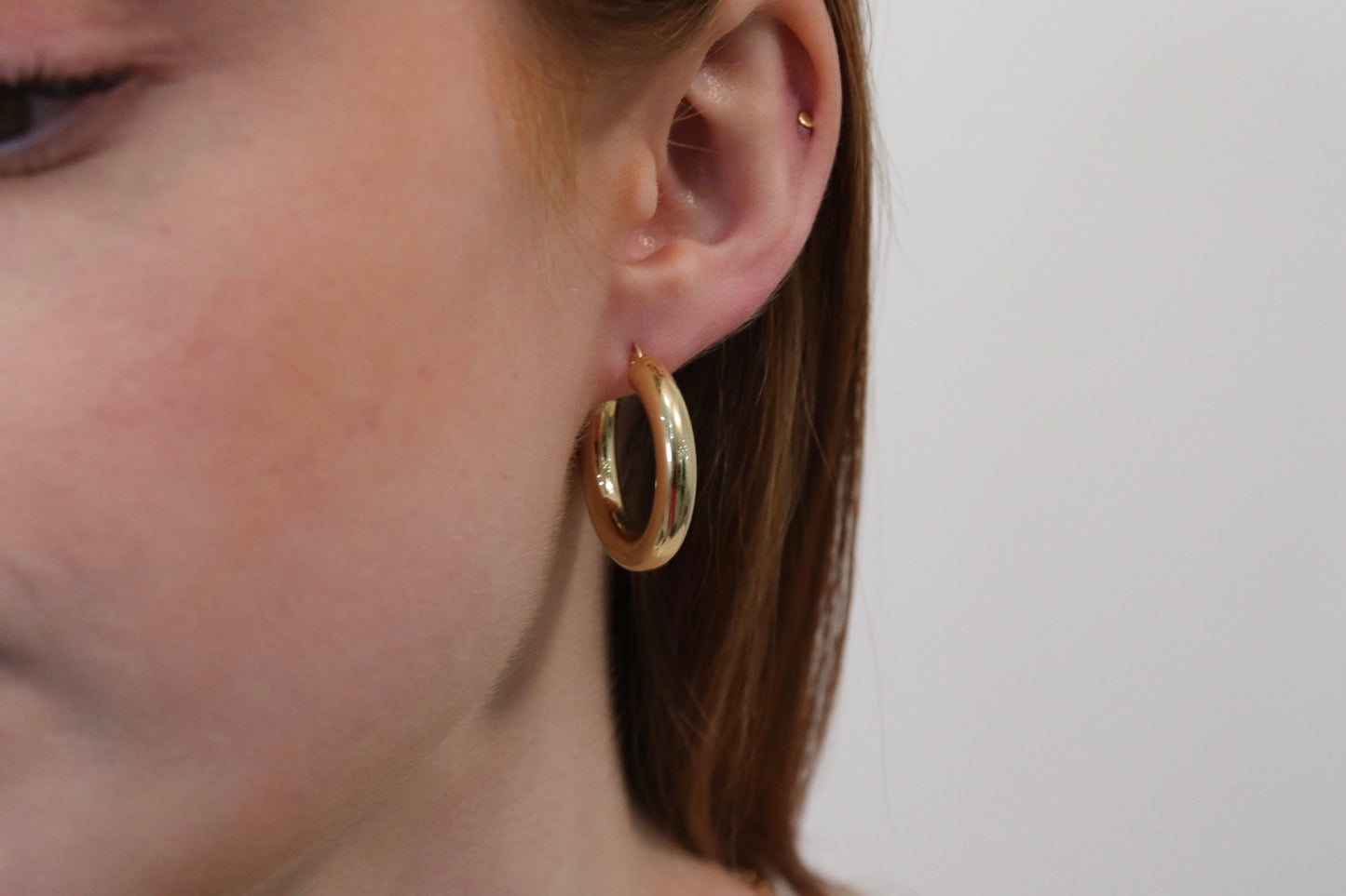 Chunky Gold Hoops