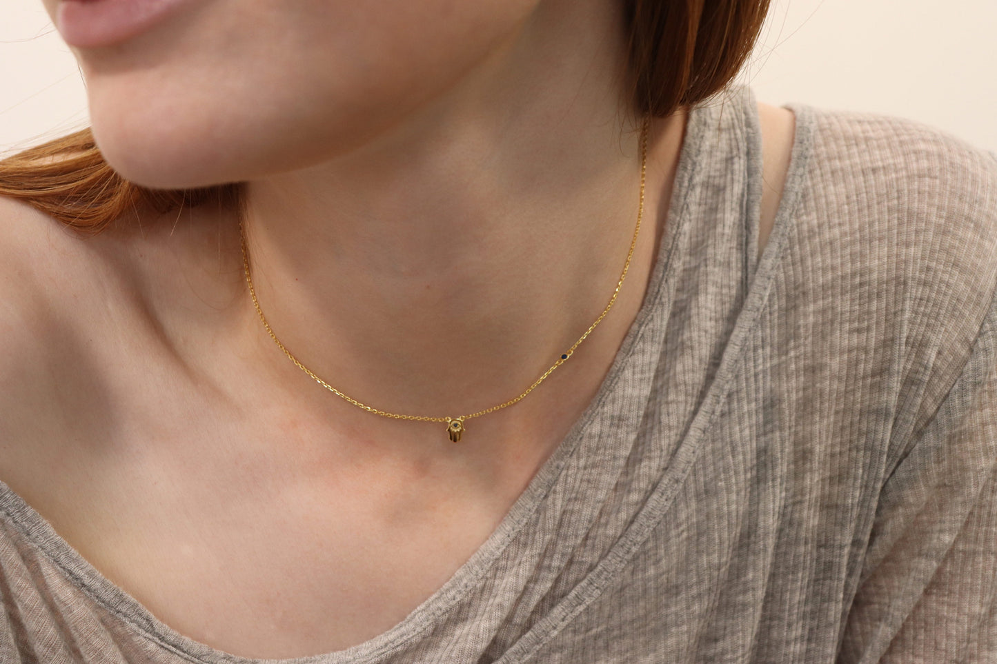 Small Hamsa Necklace