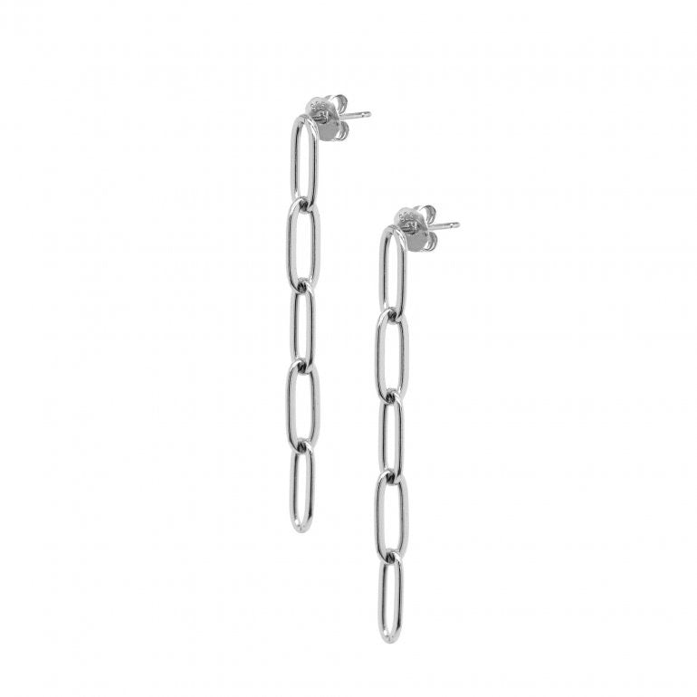 Dangling Paperclip Earrings