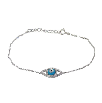 Outline Evil Eye Bracelet