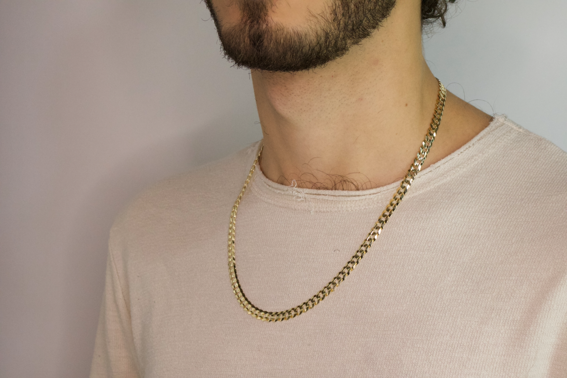 Gold Convex Solid Miami Cuban Link