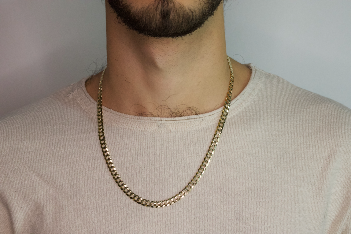 Gold Convex Solid Miami Cuban Link