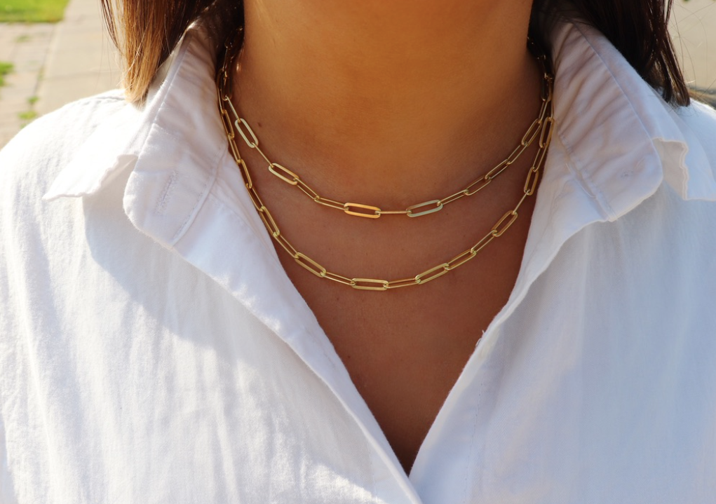 Chunky Paperclip Necklace