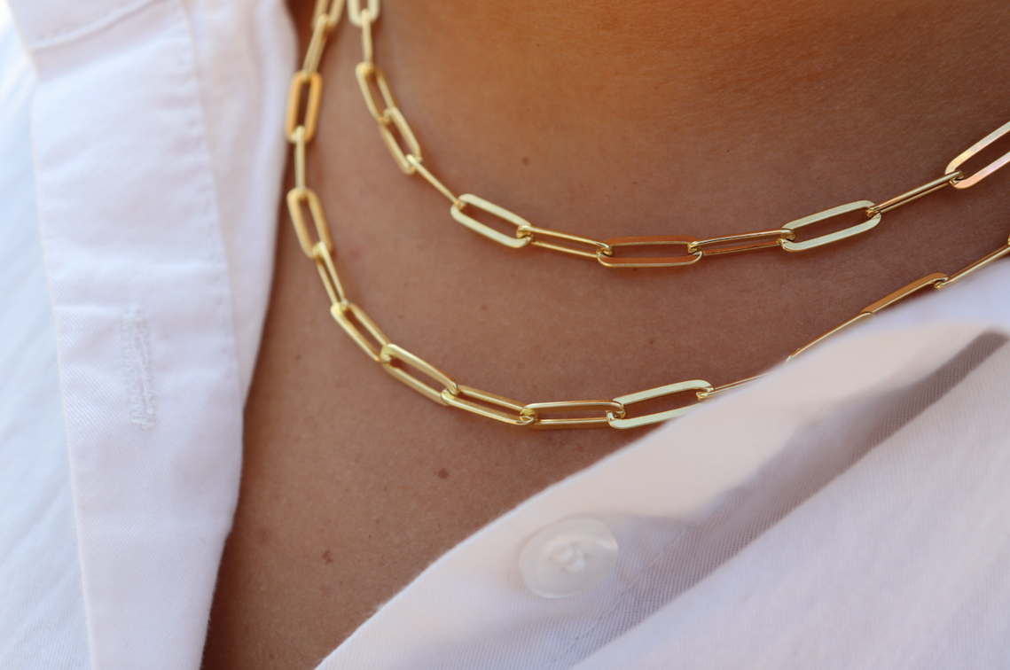 Chunky Paperclip Necklace