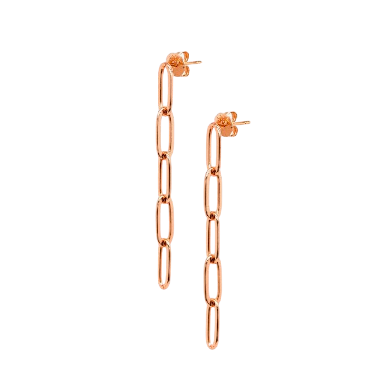 Dangling Paperclip Earrings
