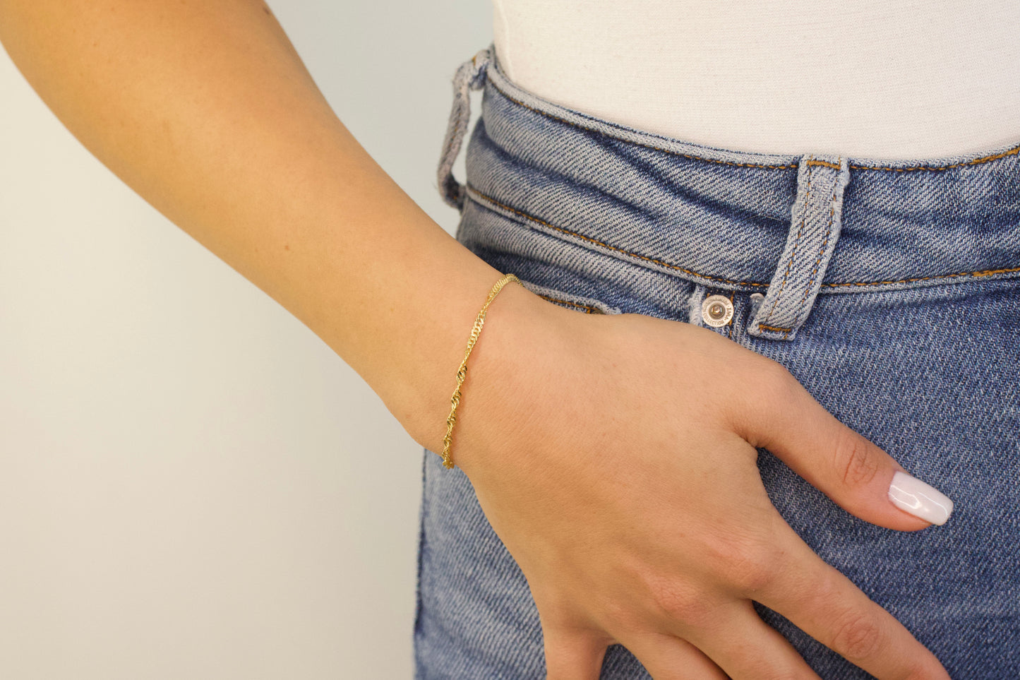 Gold Singapore Bracelet