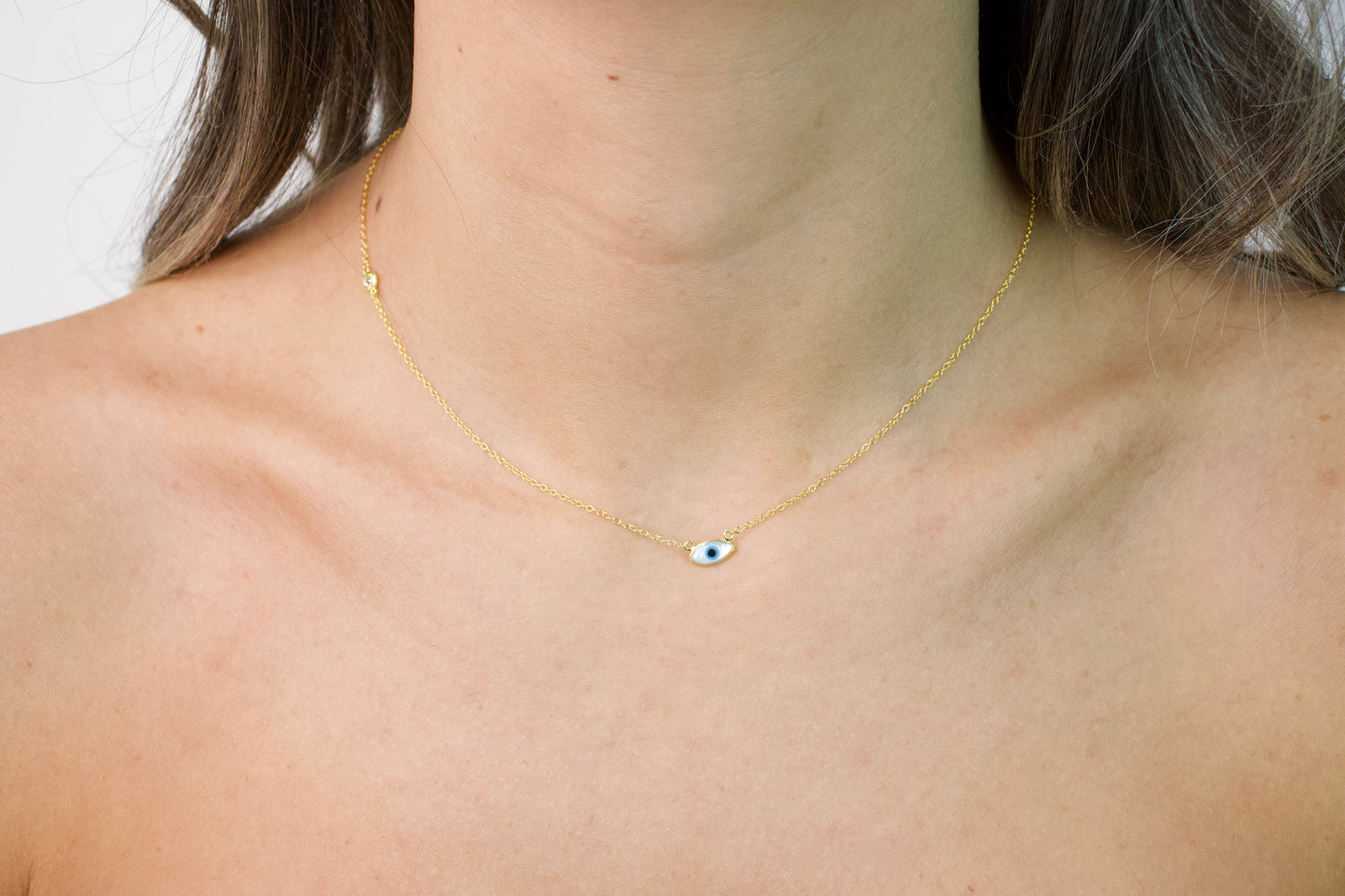Evil Eye Cubic Necklace
