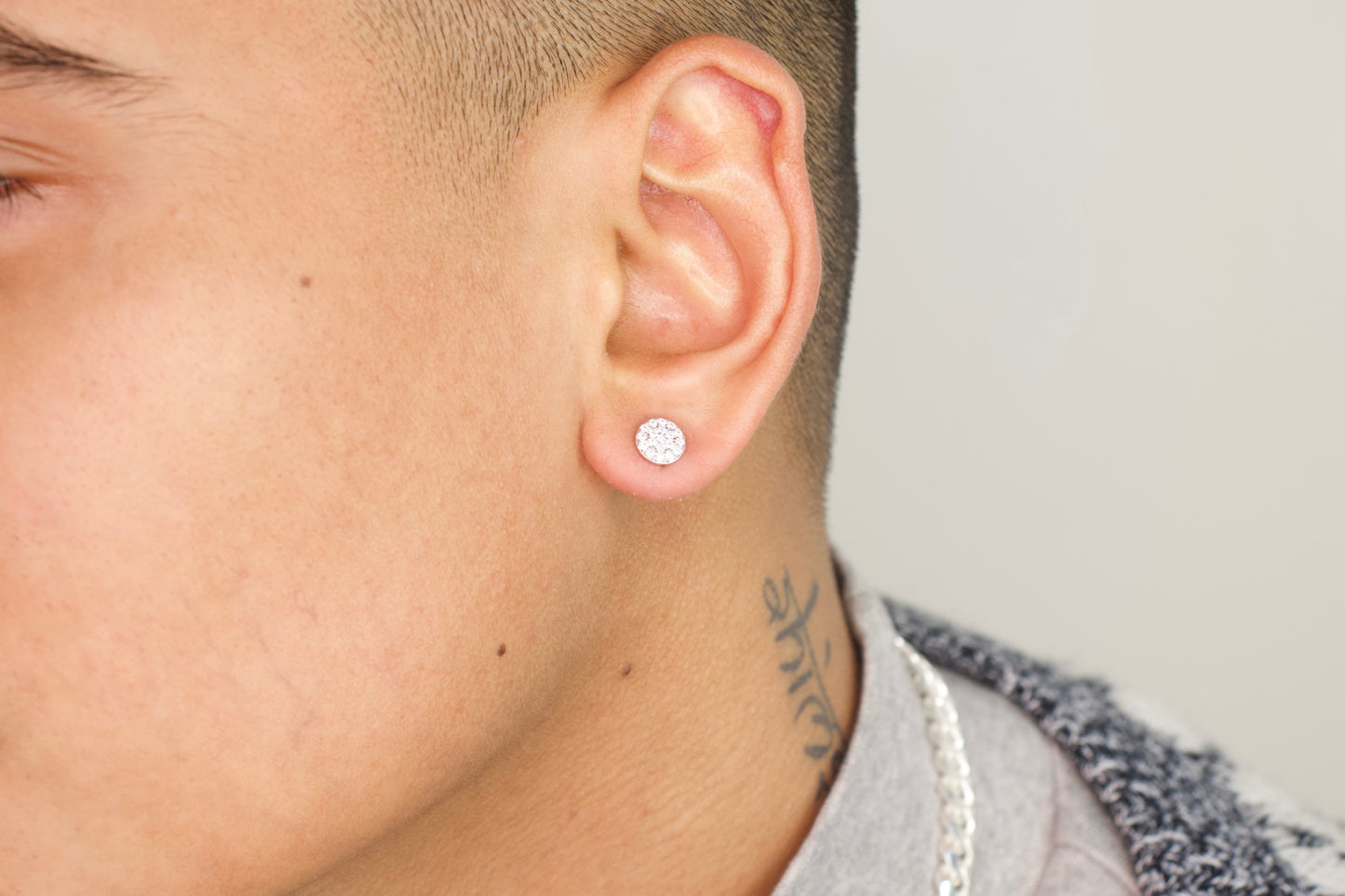 Flat Circle Earrings