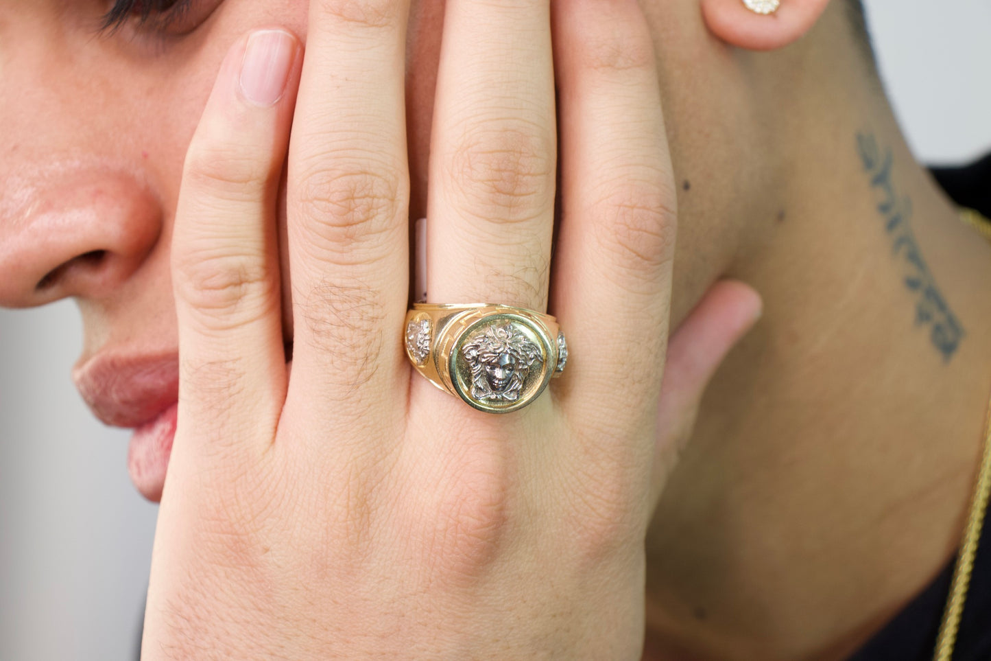Gold Medusa 3.0 Ring