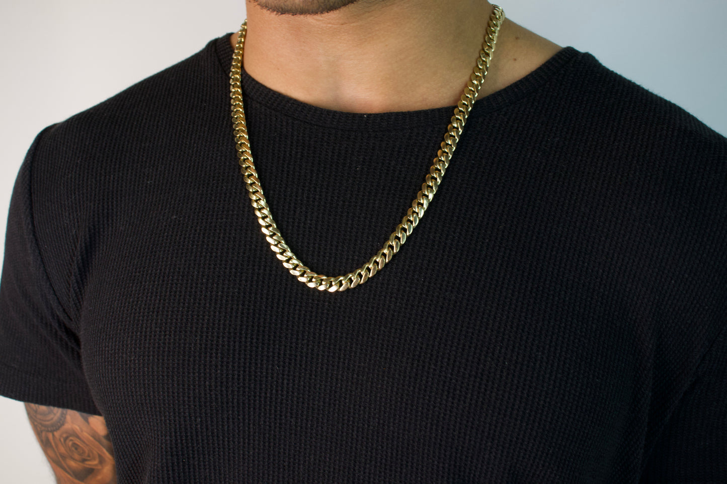 Gold Solid Miami Cuban Link