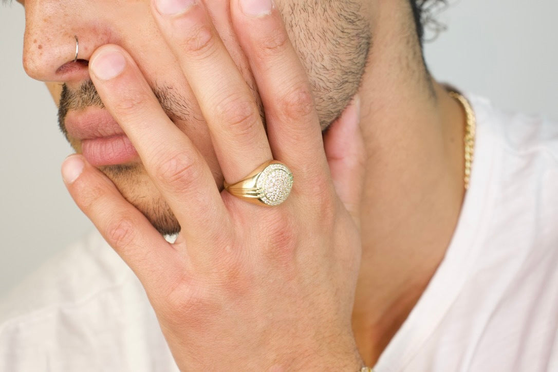 Gold Circle Ring