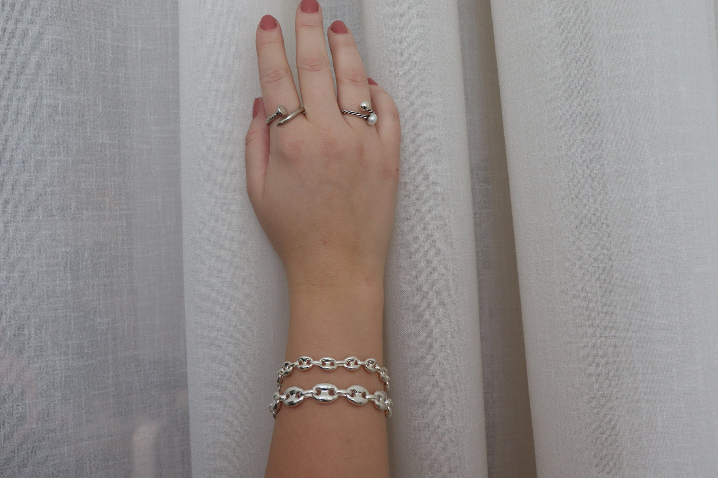 Yurman Inspired Pearl Ring
