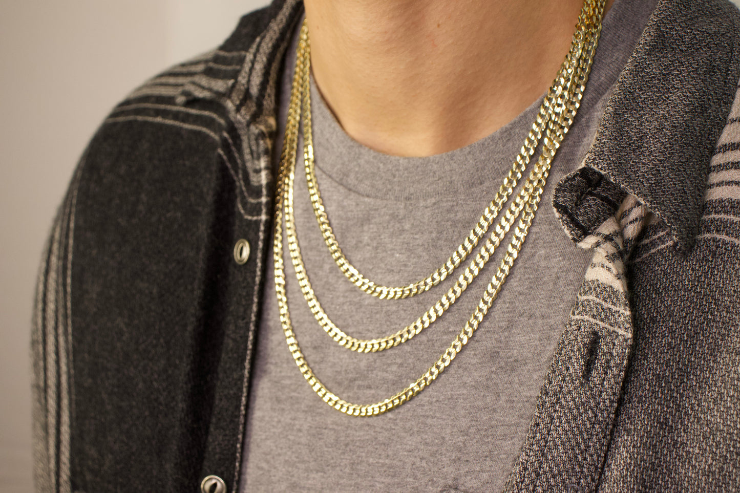 Gold Convex Solid Miami Cuban Link