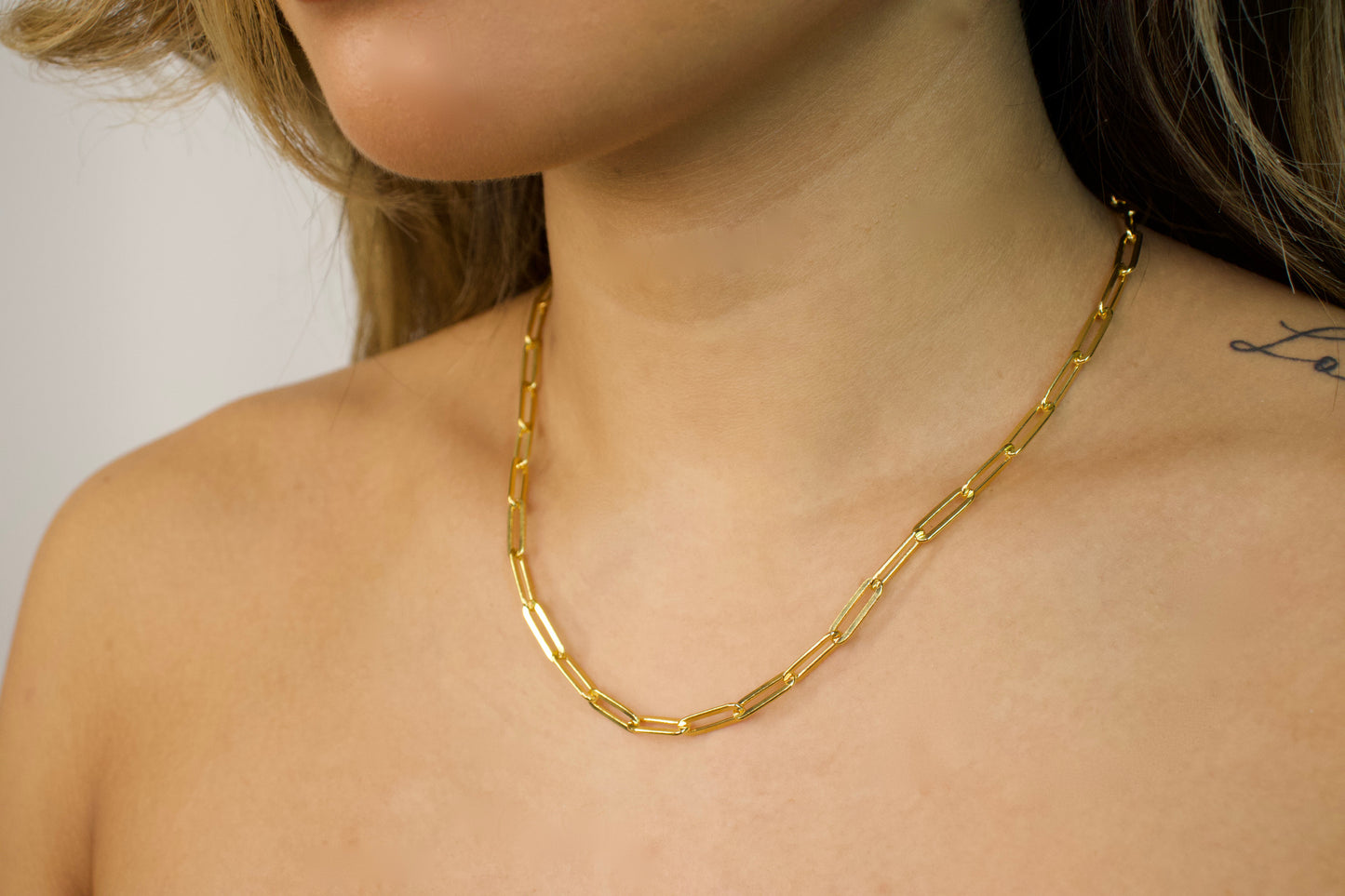 Chunky Paperclip Necklace