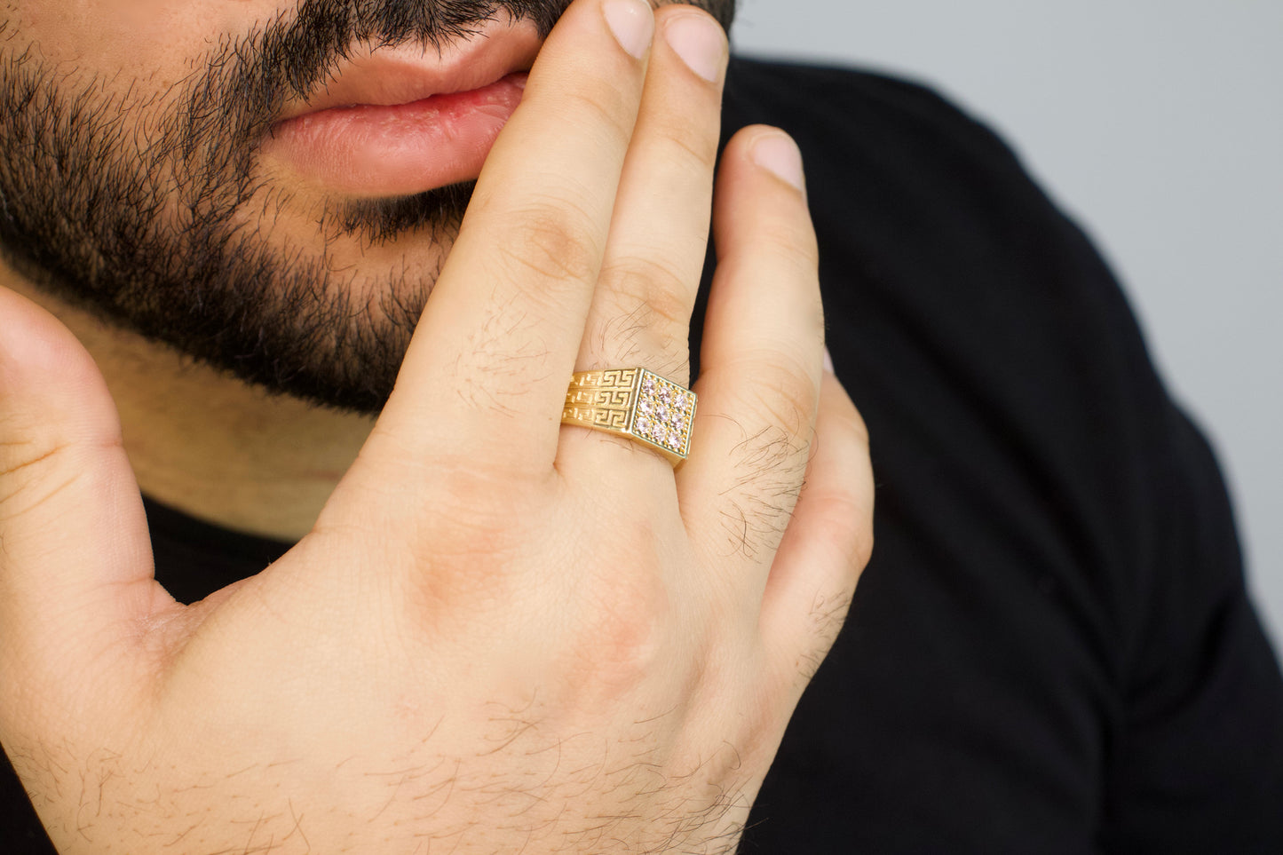 Gold Square Ring 2.0