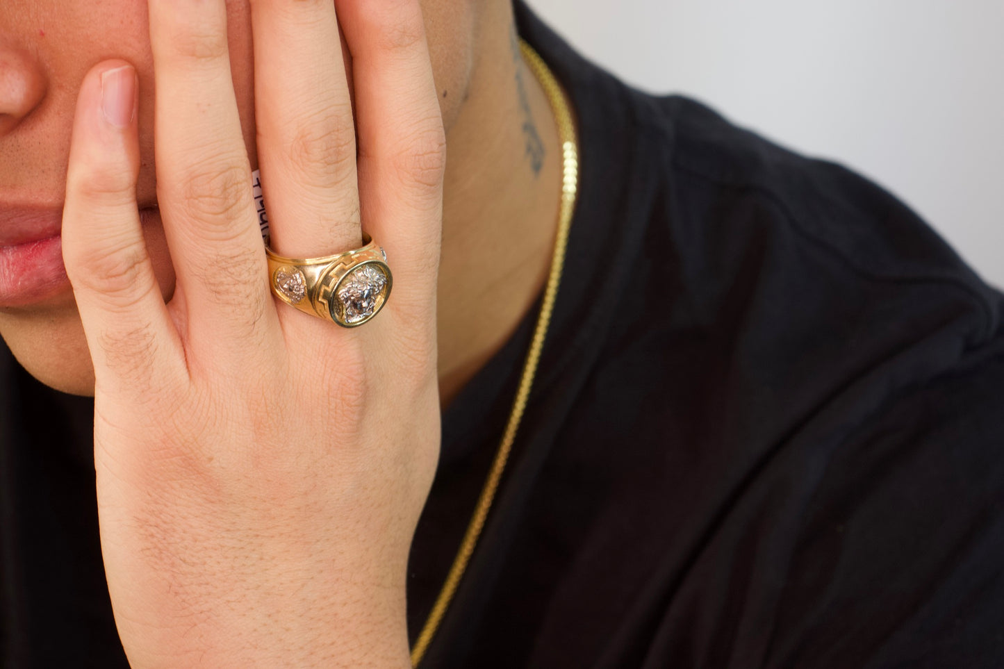 Gold Medusa 3.0 Ring