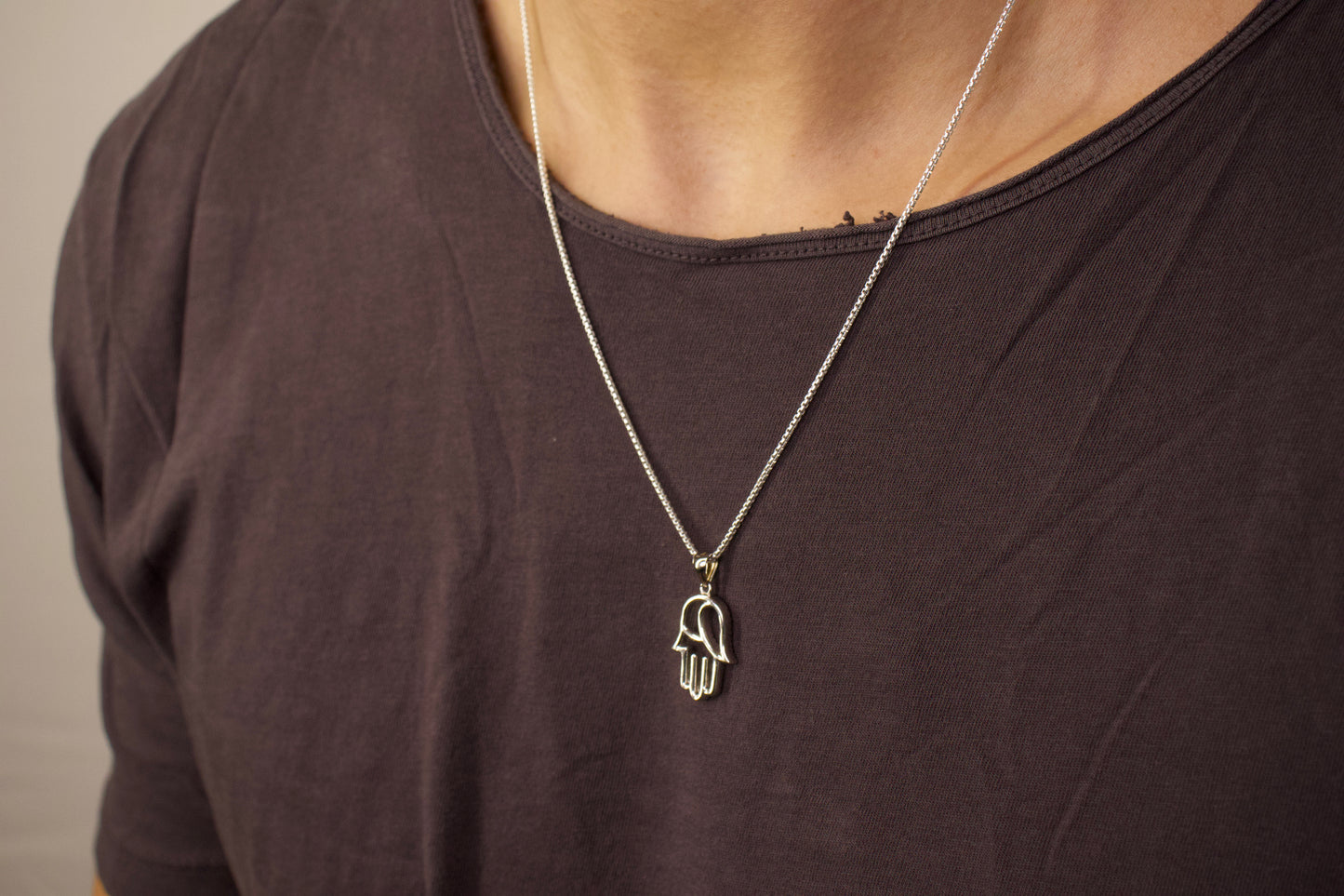 Dual Hamsa Pendant
