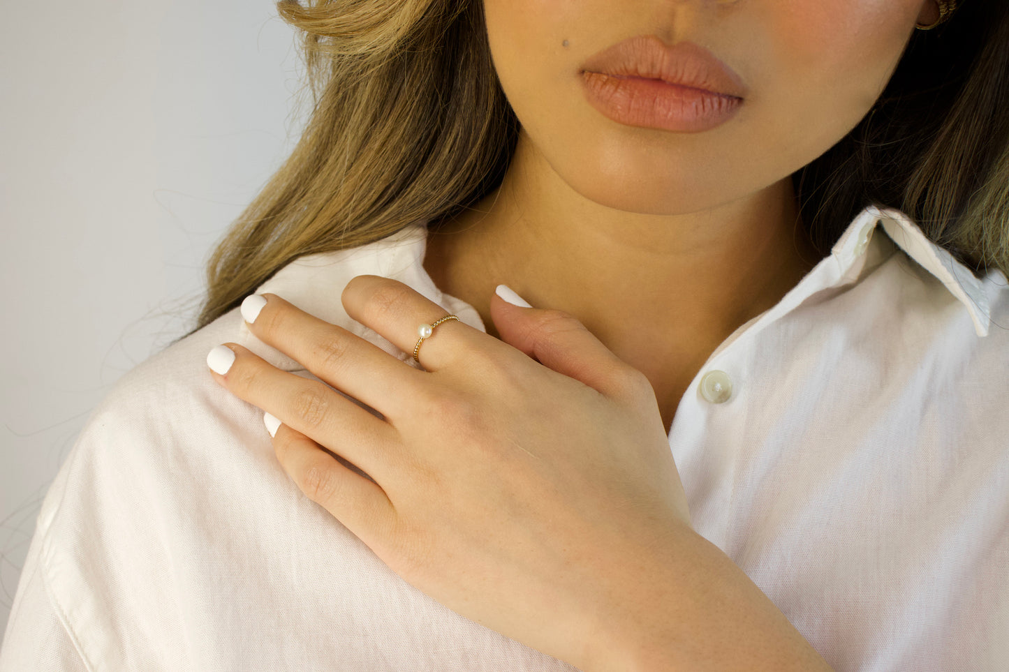 Bubble Pearl Ring