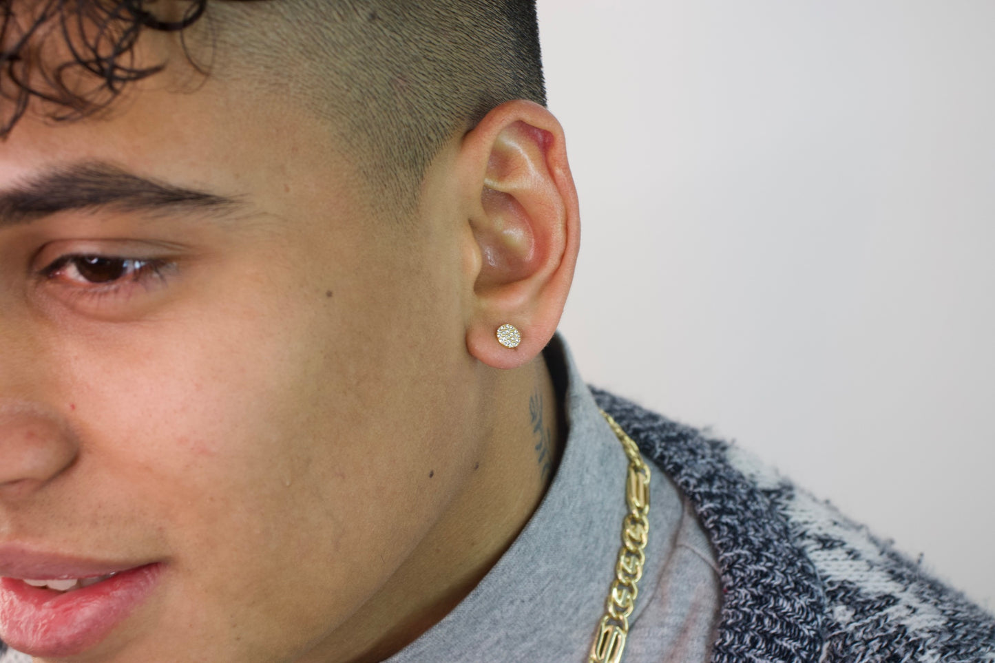 Flat Circle Earrings