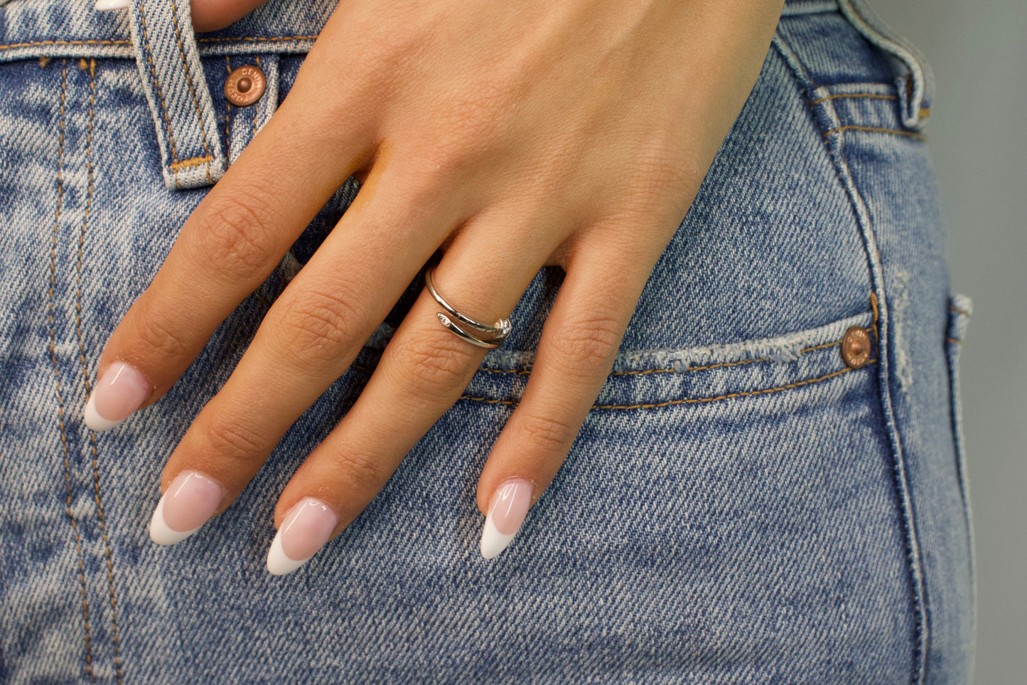 Wrap Around Nail Ring