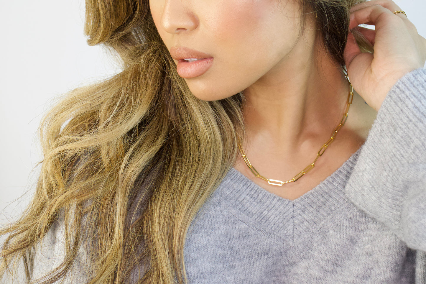 Chunky Paperclip Necklace