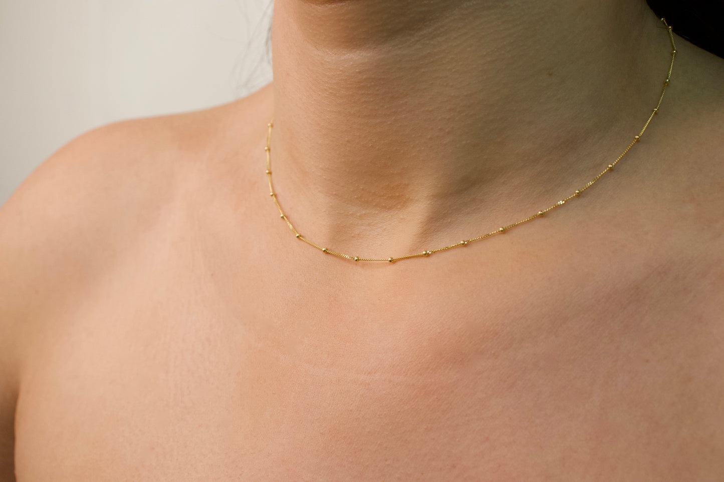 Gold Satellite Necklace