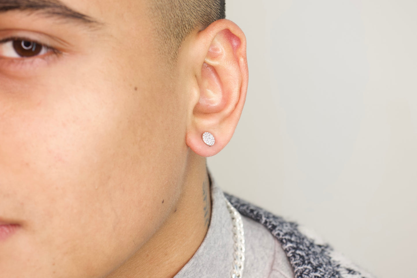 Flat Circle Earrings
