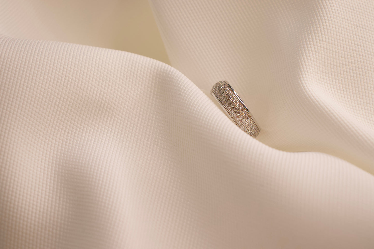 Round Pavé Eternity Band