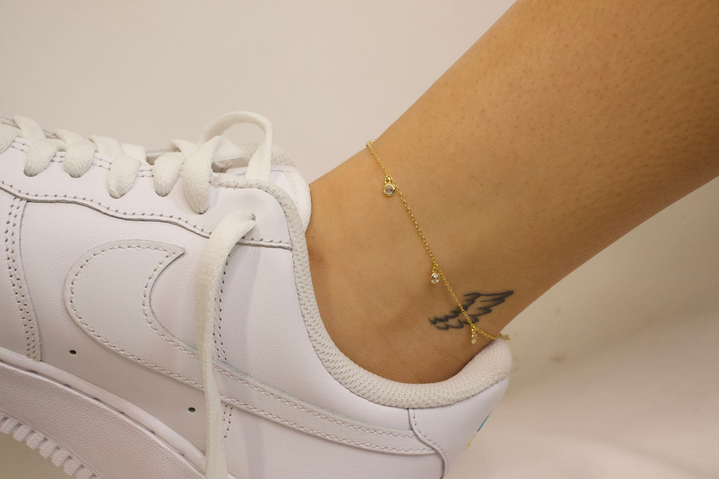 Dangling Cubic Anklet