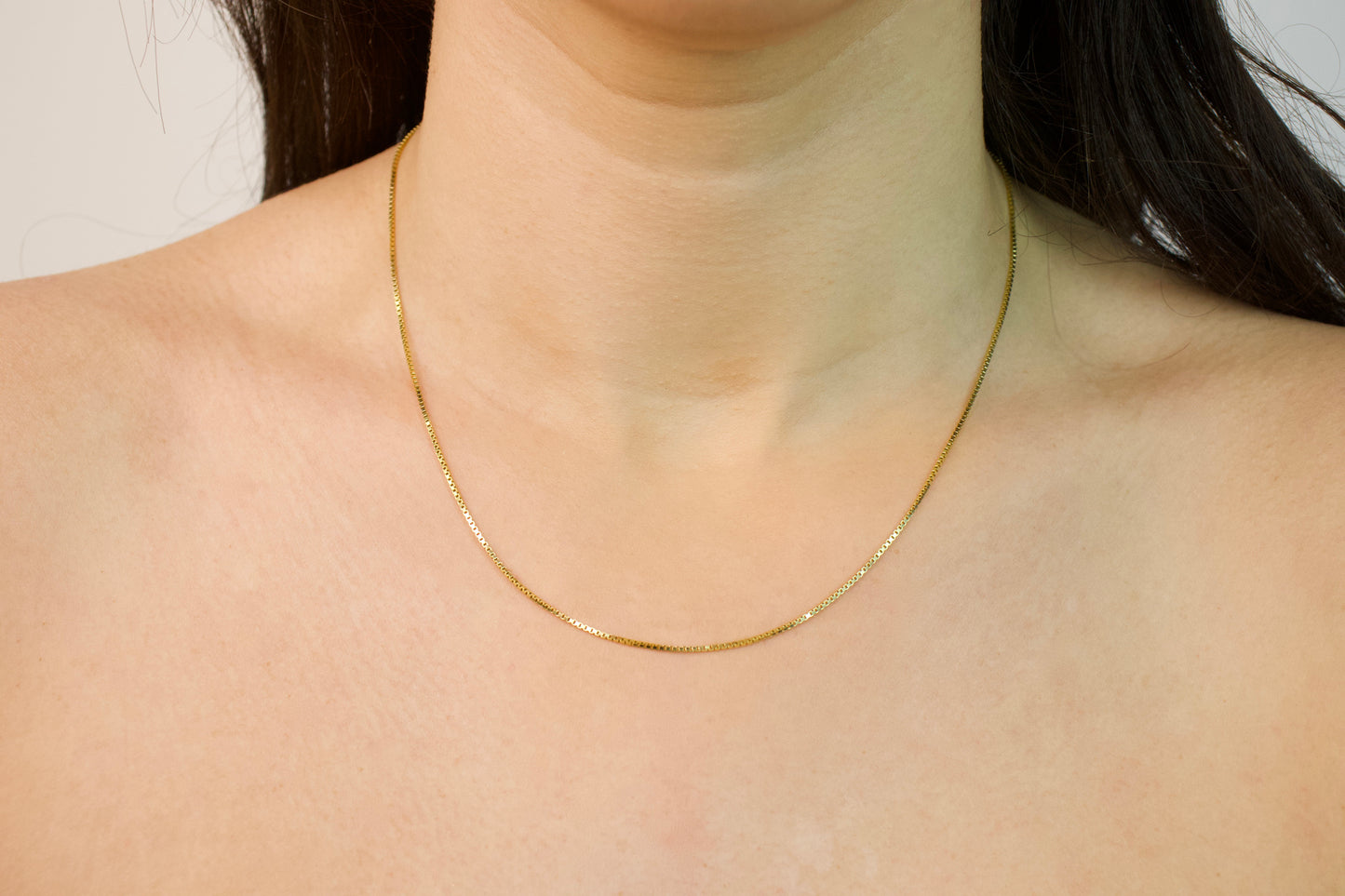 Gold Box Link Necklace 2.0