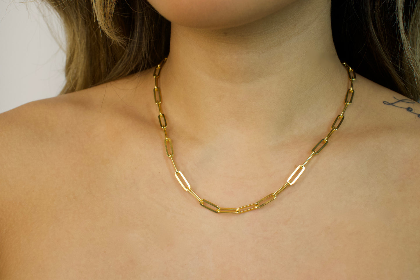 Chunky Paperclip Necklace