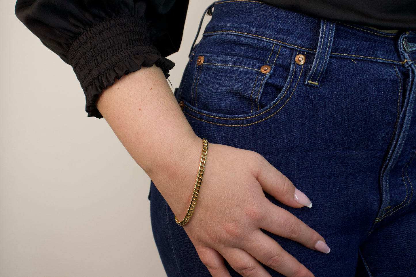 Gold Cuban Bracelet