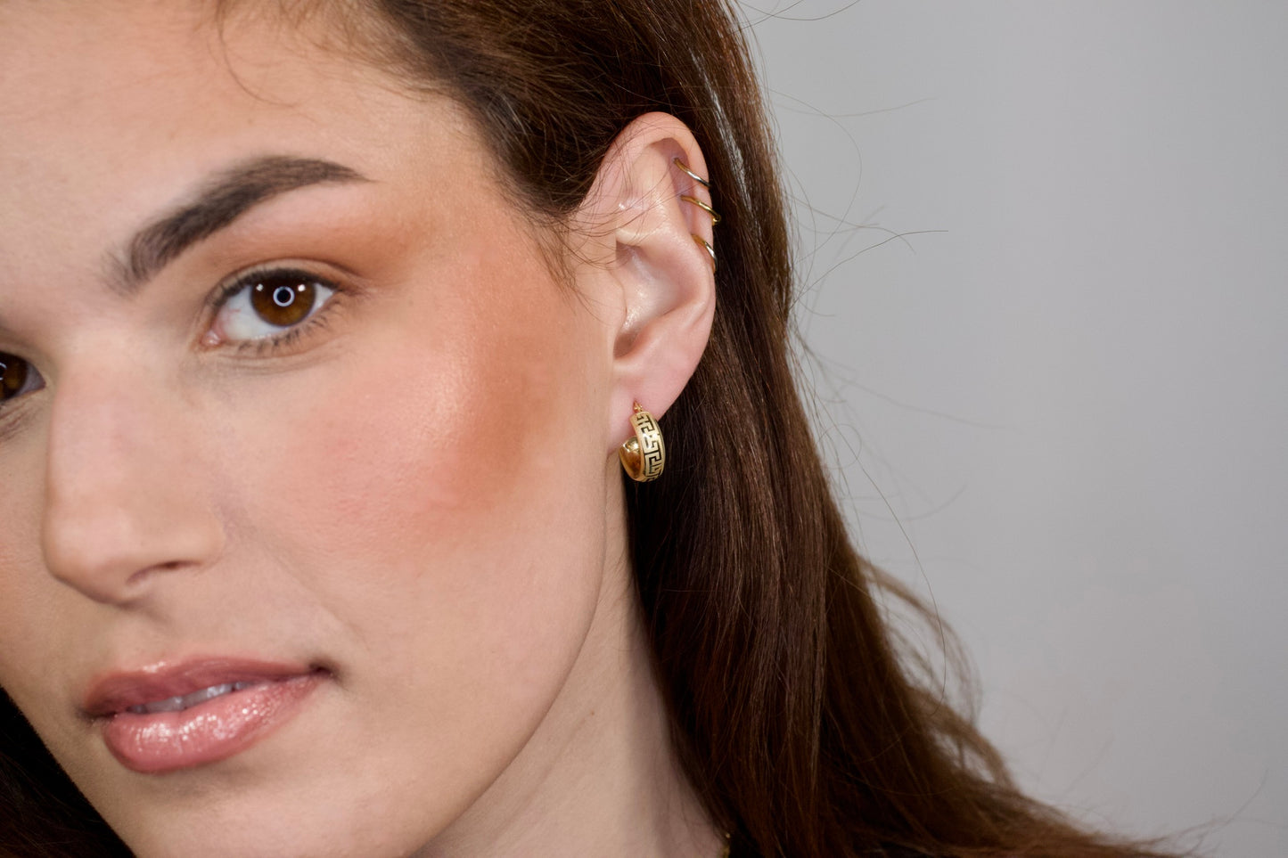 Gold Chunky Hoops