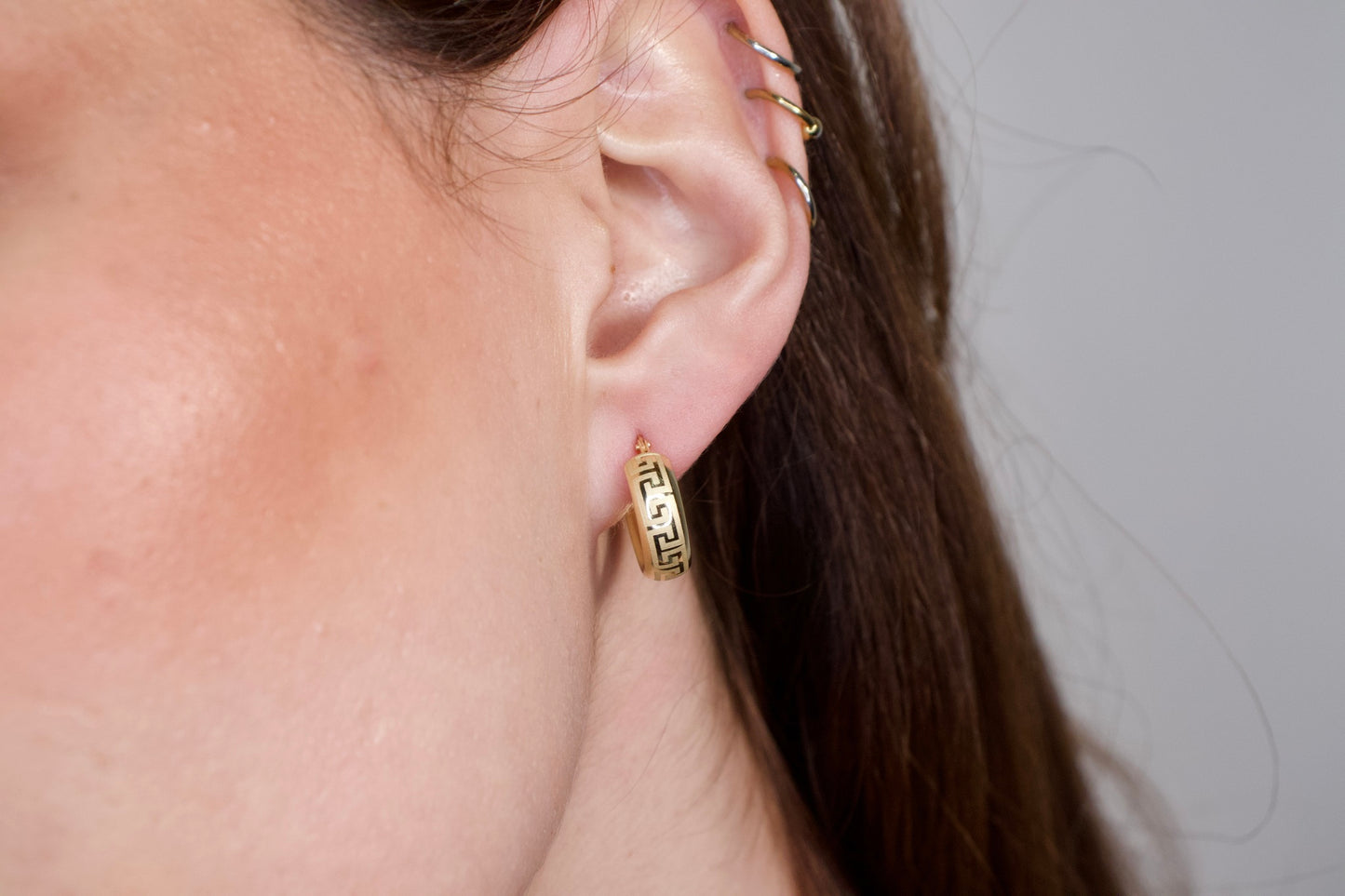 Gold Chunky Hoops