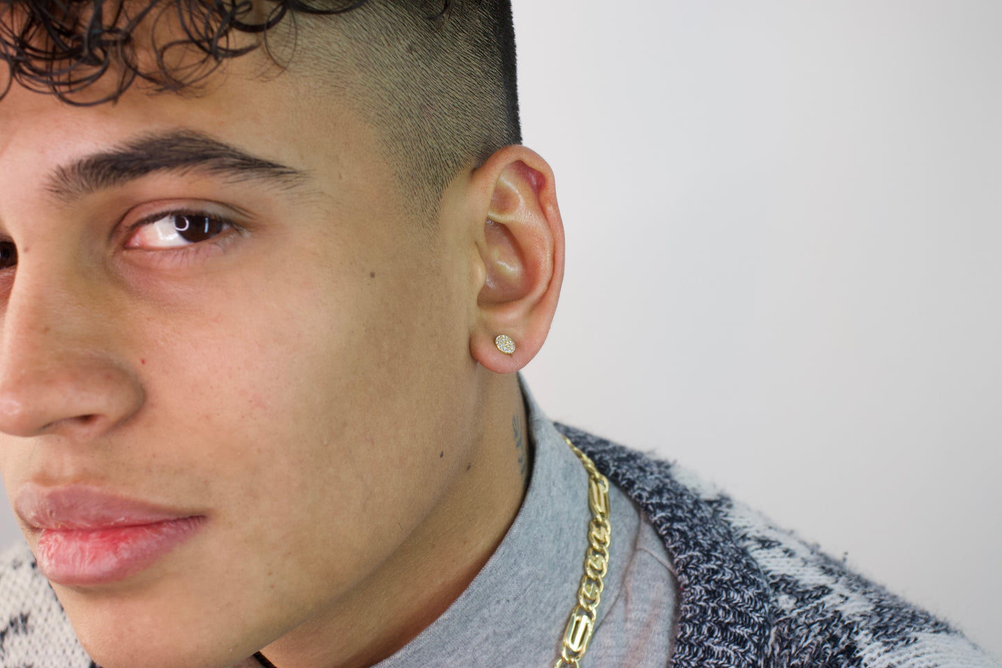 Flat Circle Earrings