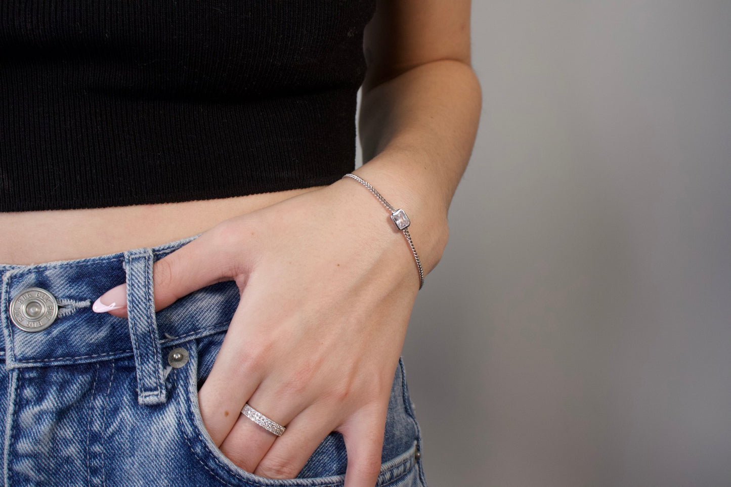 Cuban Bezel Bracelet