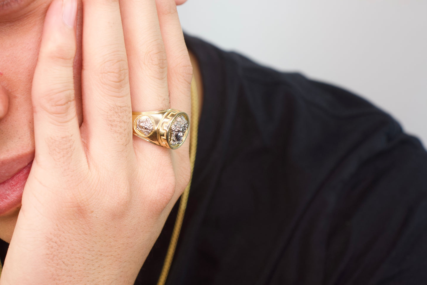 Gold Medusa 3.0 Ring