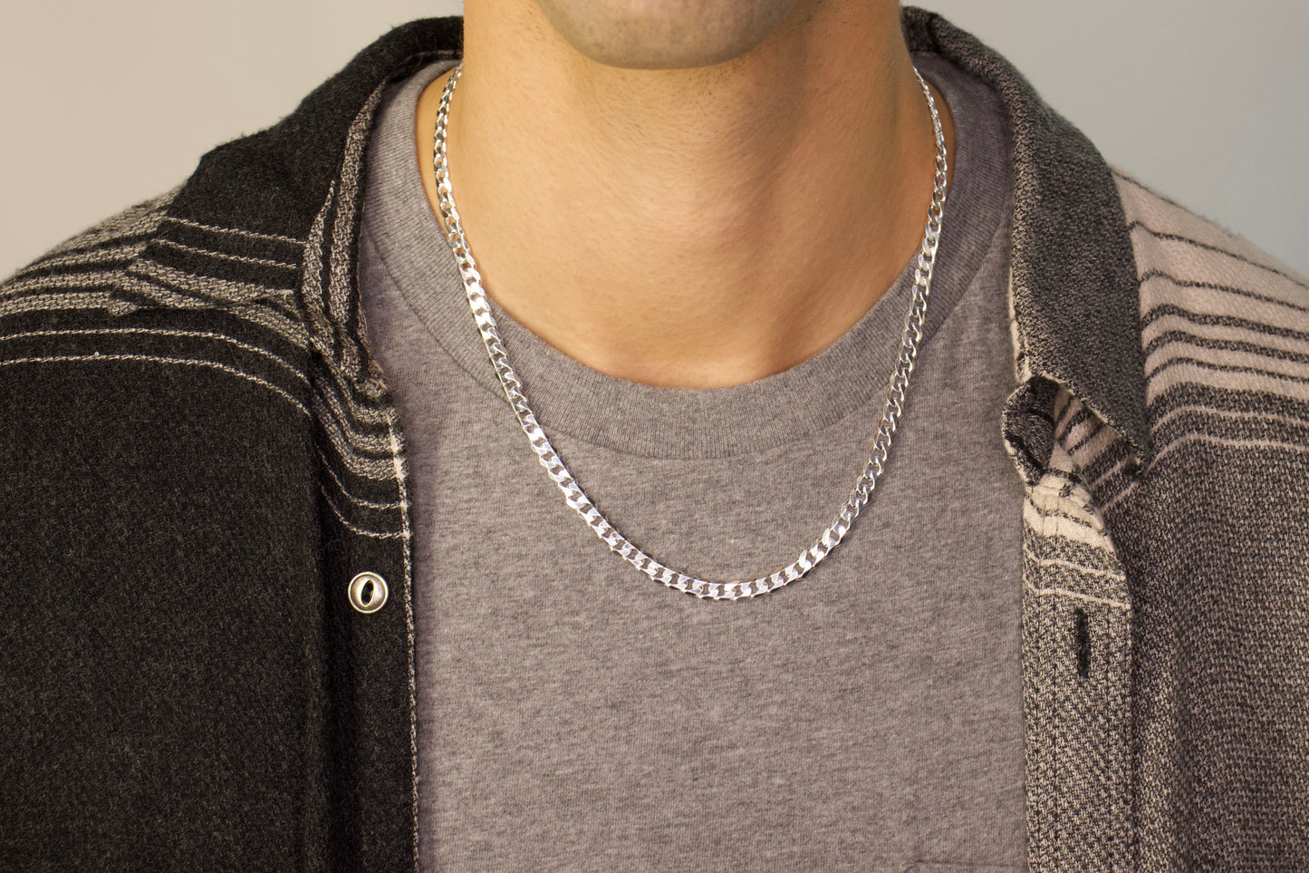 Diamond Cut Curb Chain