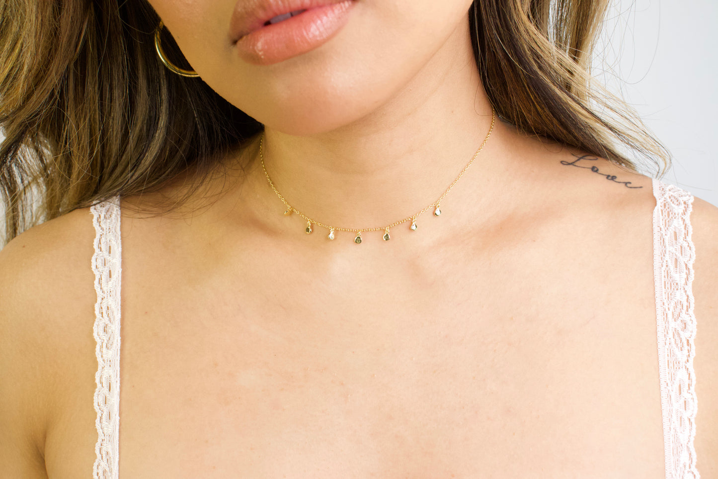 Dewdrop Choker Necklace