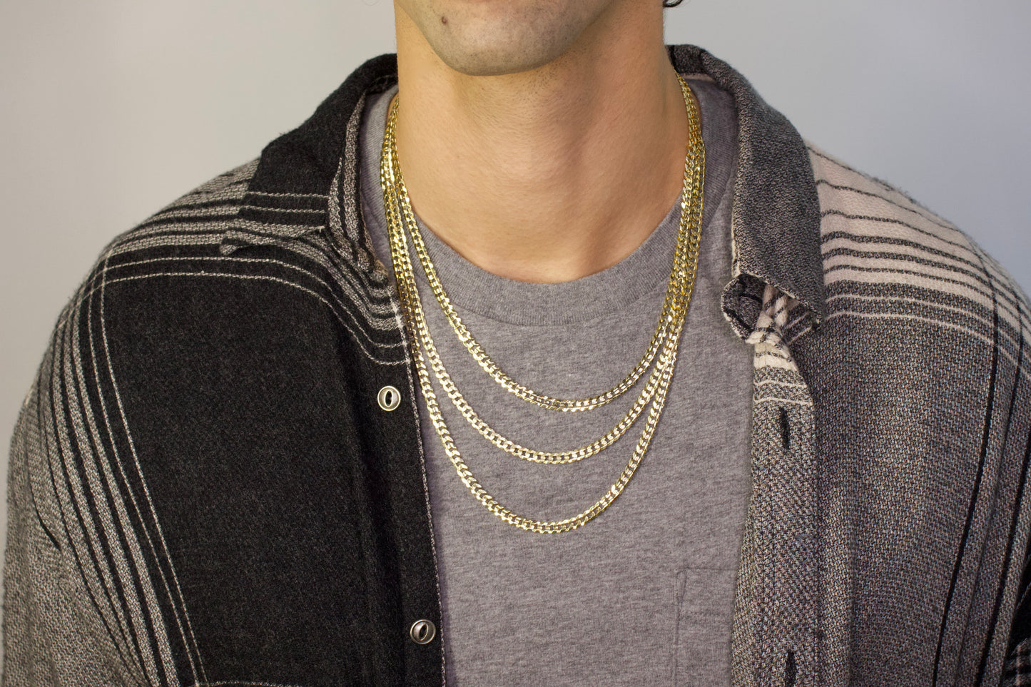 Gold Convex Solid Miami Cuban Link