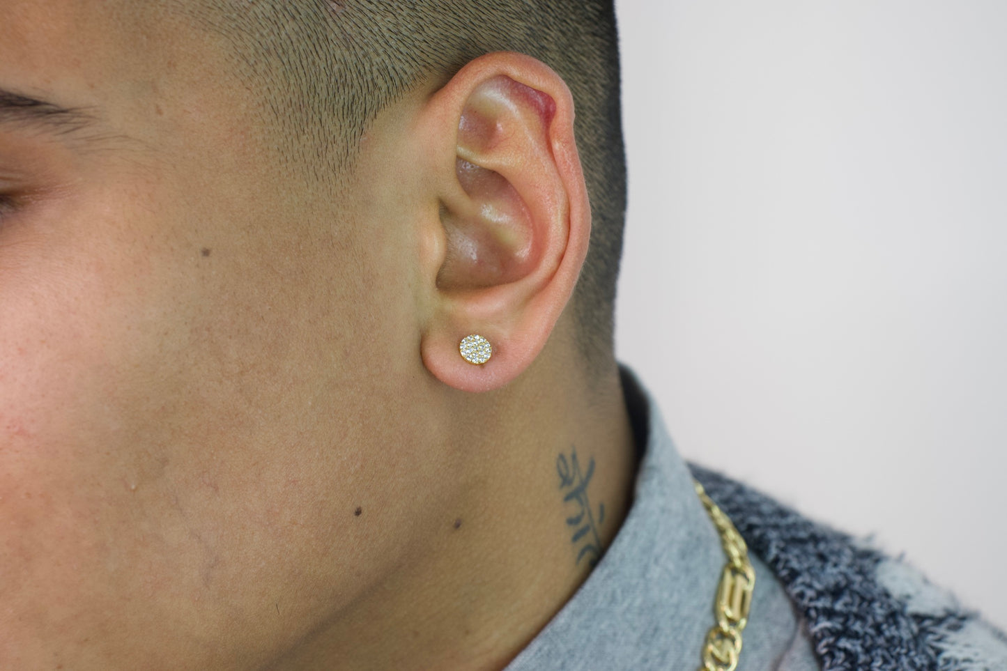 Flat Circle Earrings