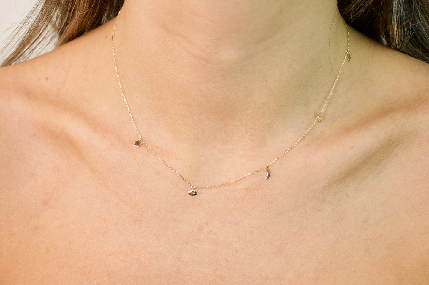 ADD PICTURES TO OTHER PRODUCT - Gold Whimsical Charm Necklace